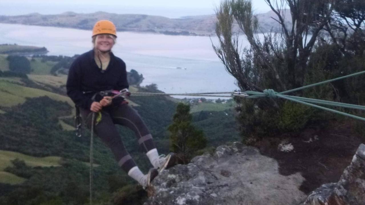 Anna Parson climbing