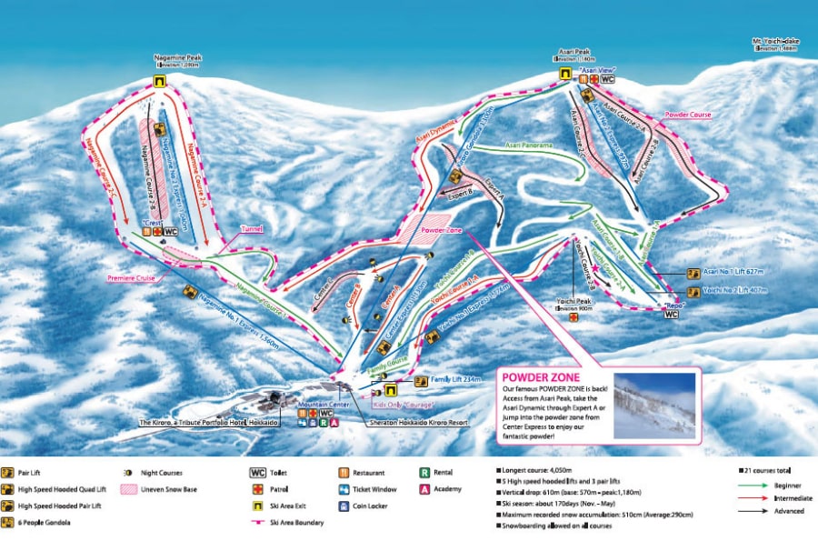 Resort Map Kiroro