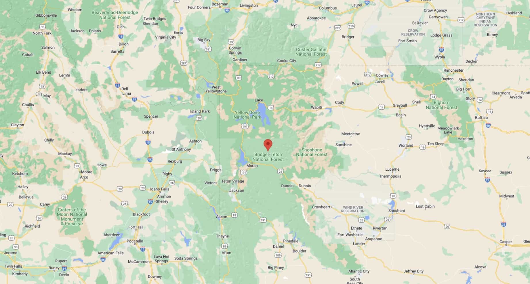 enos lake, Wyoming, 