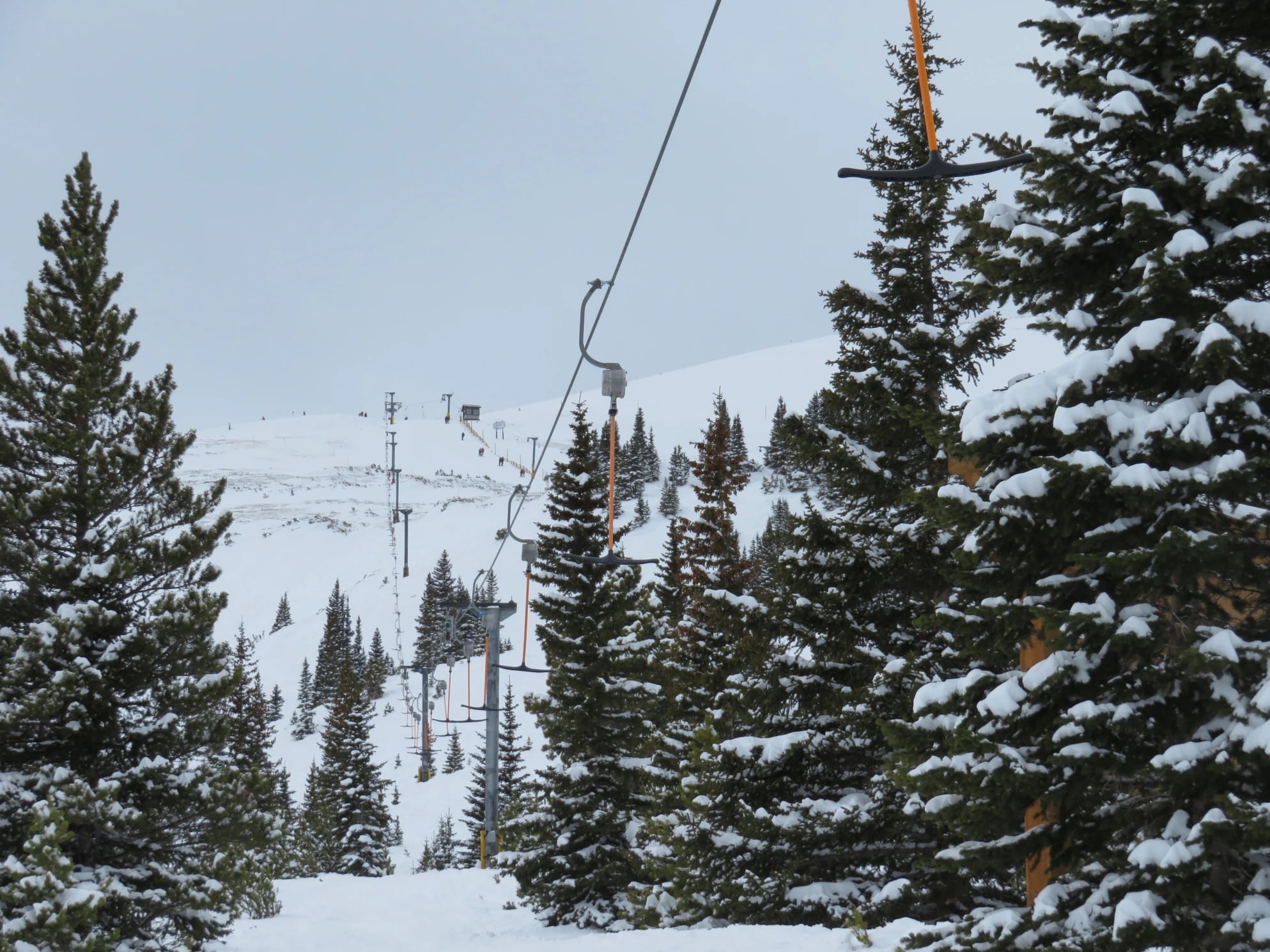 T Bar Breckenridge Colorado Cold lifts