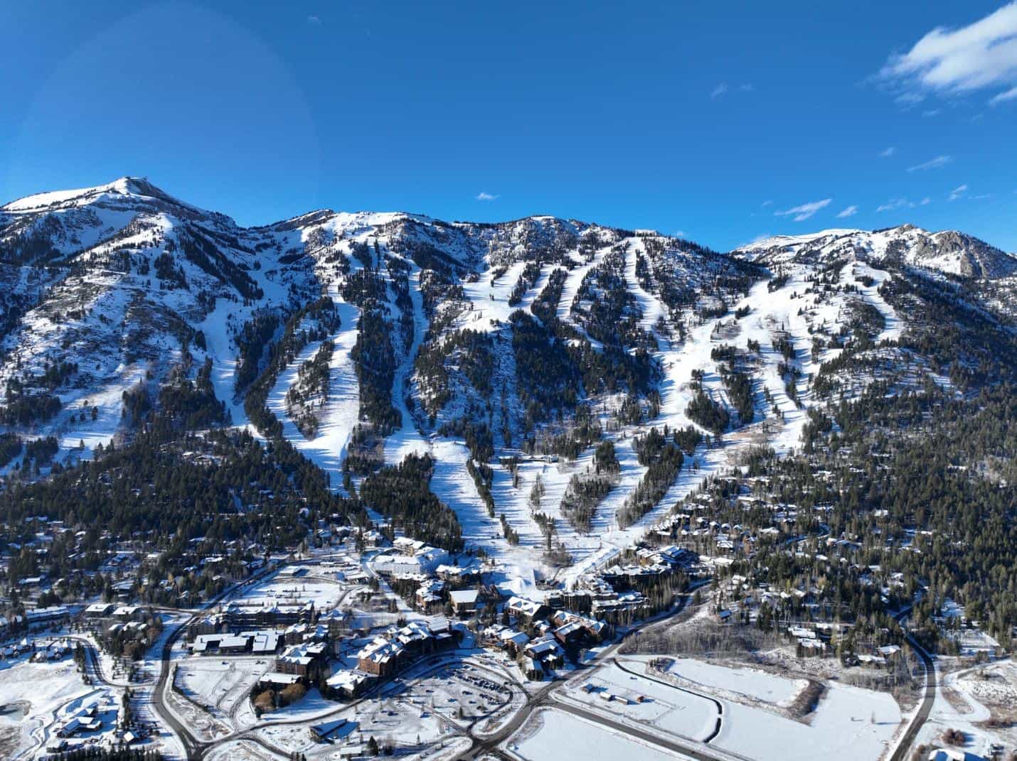 Jackson Hole mountain resort, opening day, Wyoming, 