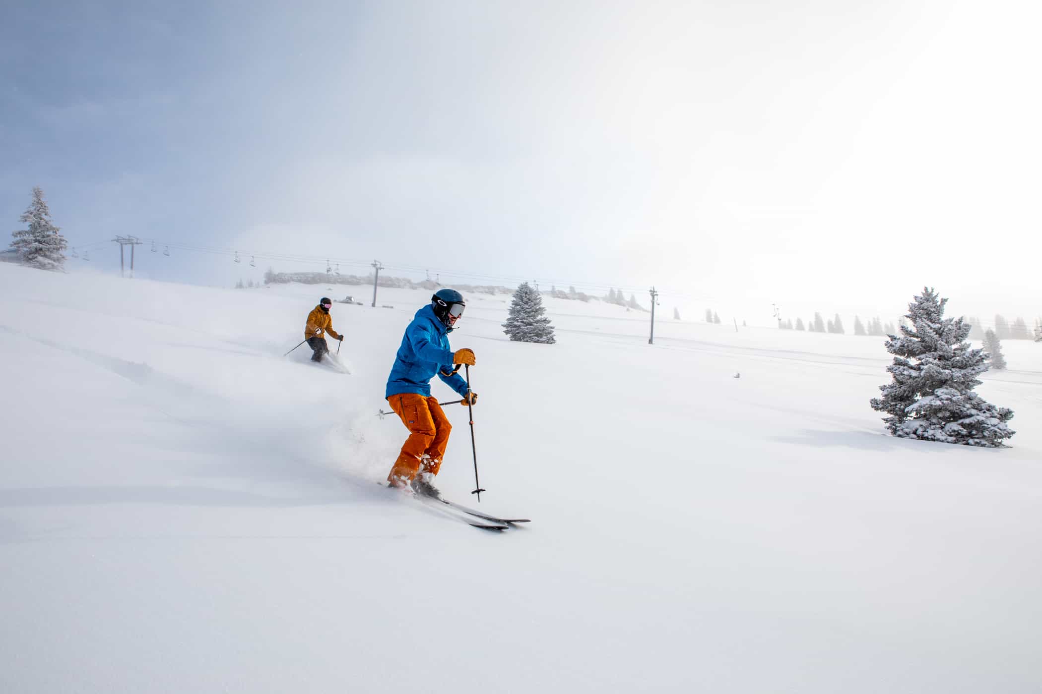 vail mountain, colorado, back bowls