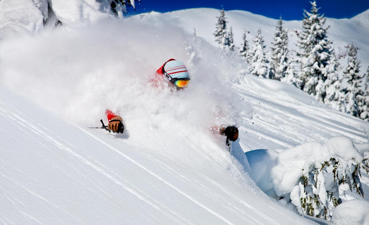 deep powder at Mt. Hood