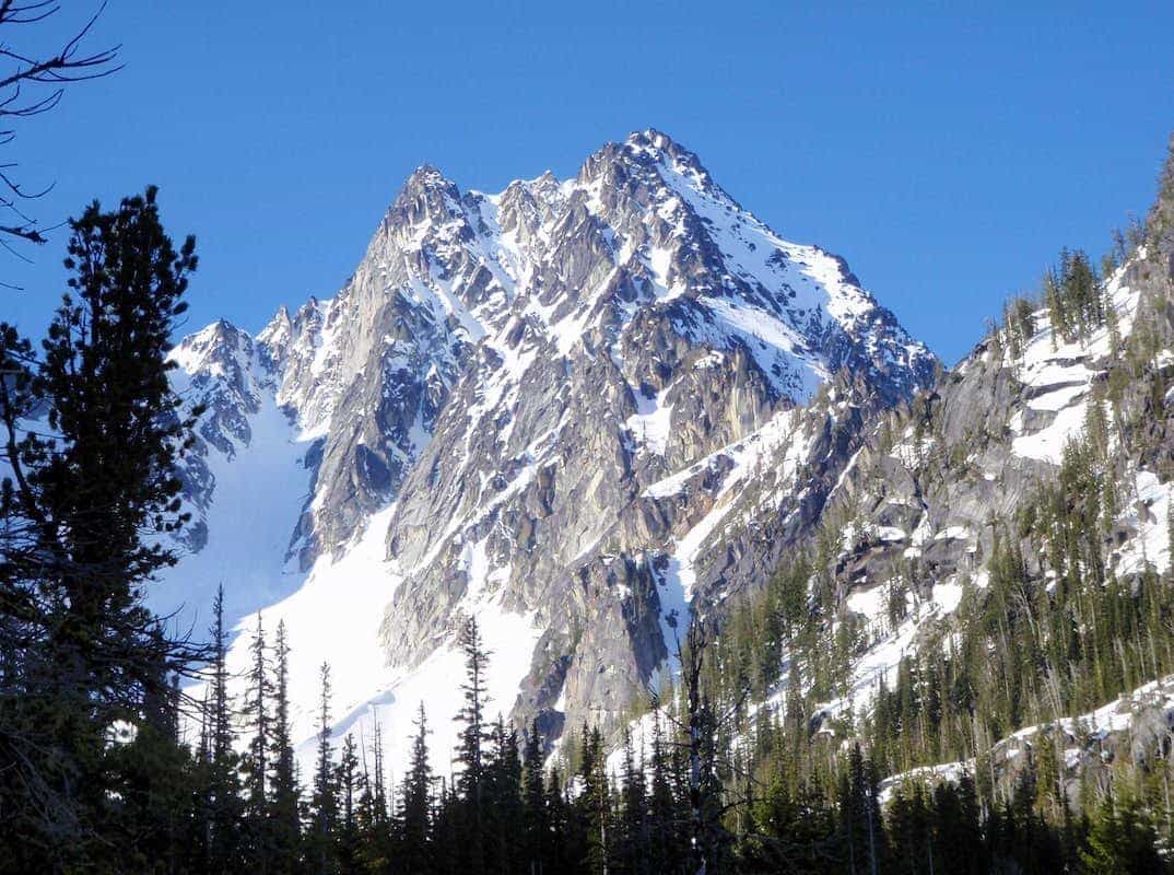 Colchuck Peak, Washington, avalanche