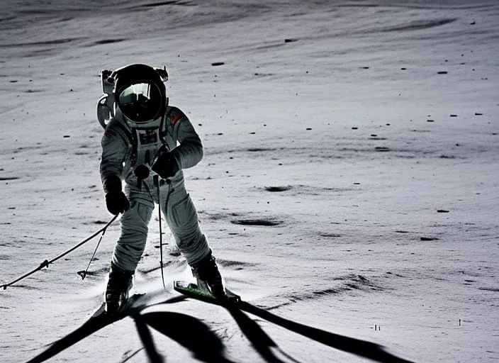 Ski the moon