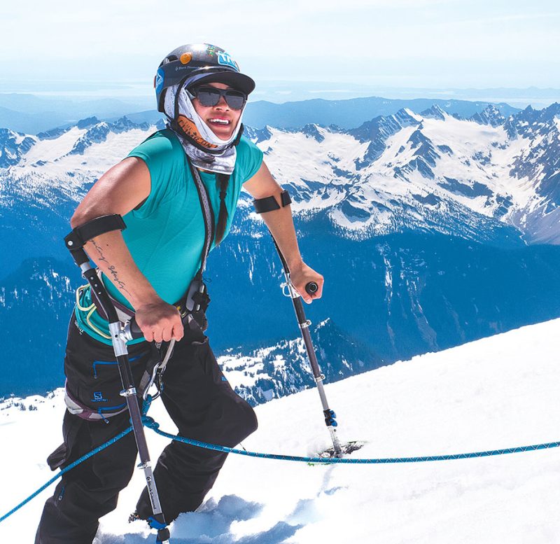 Adaptive ascent and descent of Mt. Baker