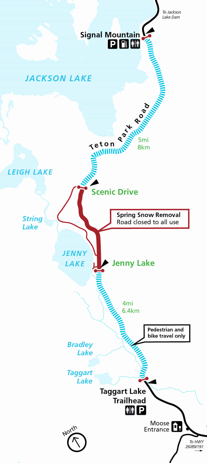 teton road, map