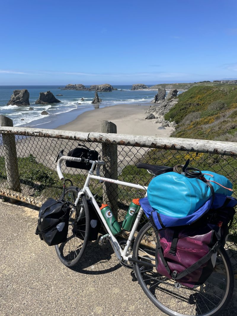 The coastline in Bandon, OR. Photo Credit: Luke Guilford