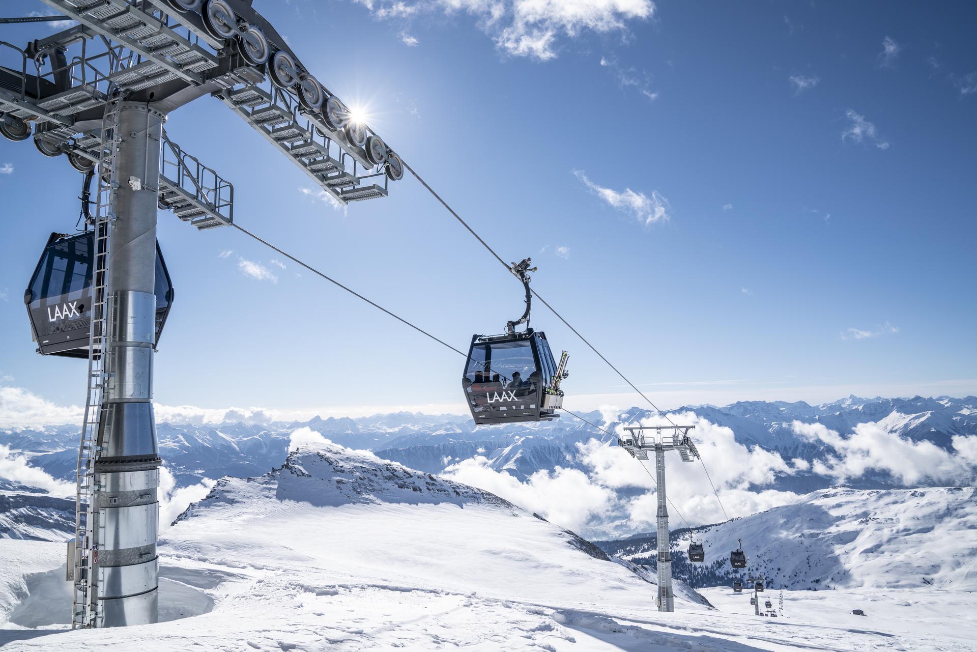 Gondola at Flims Laax Falera