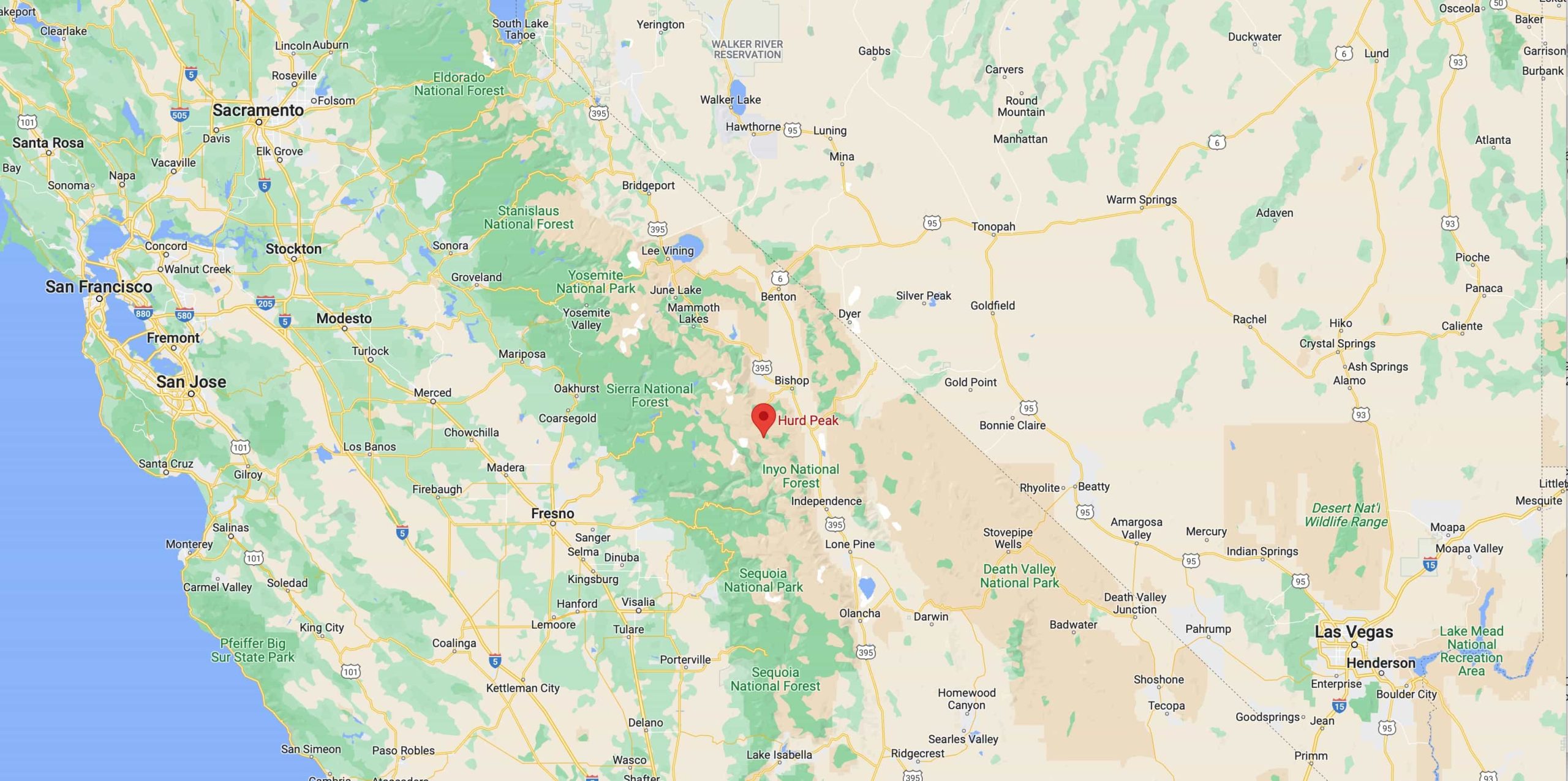 Hurd Peak, california