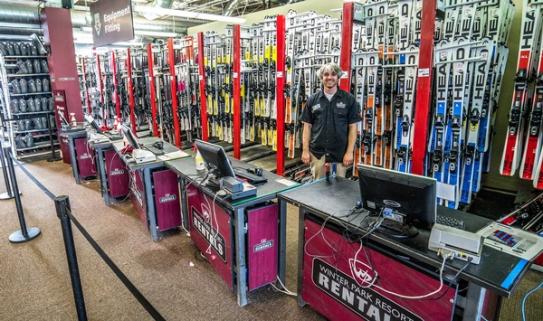 rental technician in ski shop