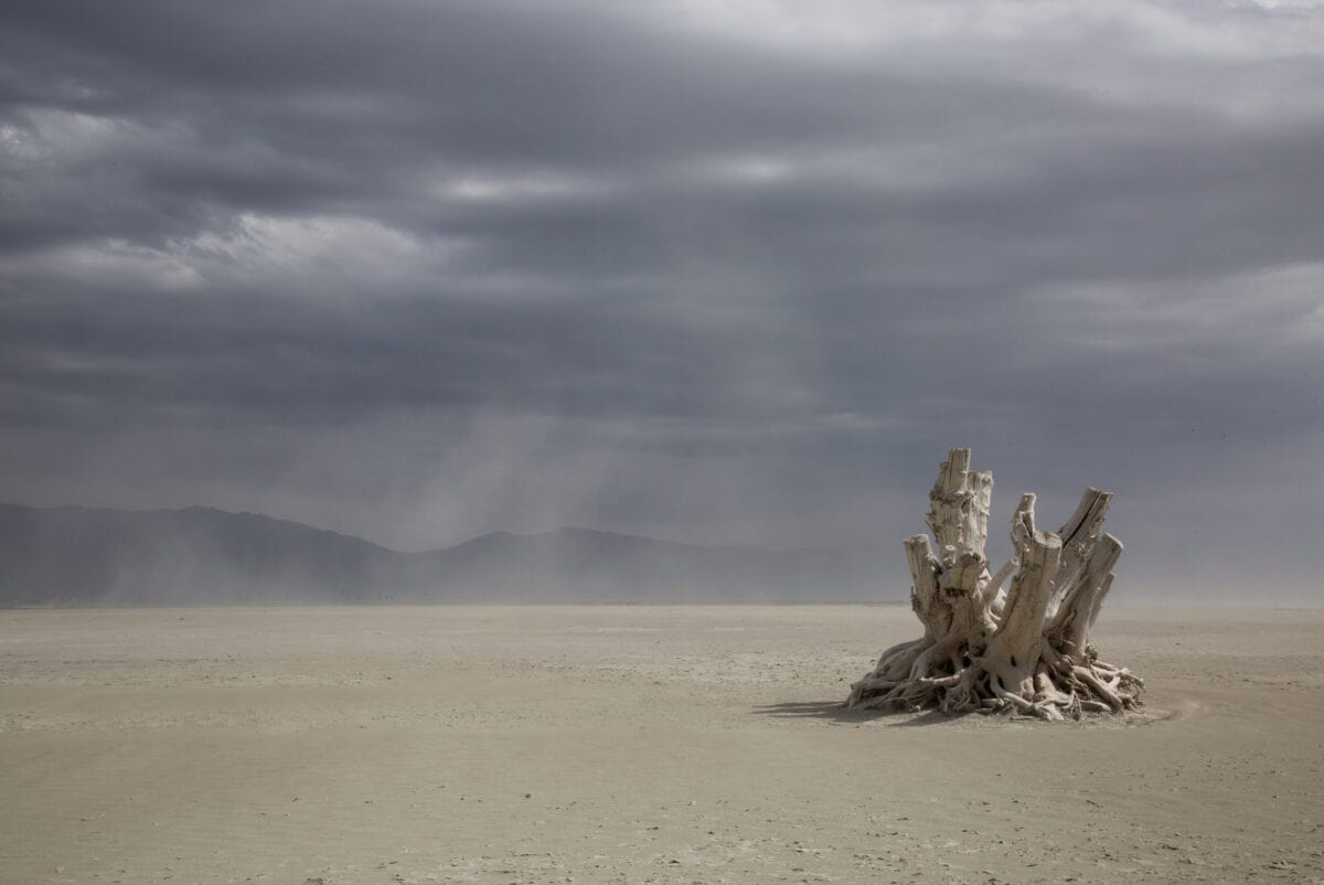 Dried Up Great Salt Lake