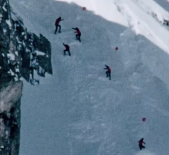 Balloons helped skiers feel safe from avalanches