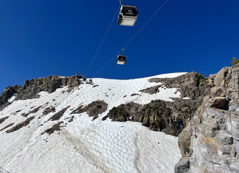 Summit at Mammoth Mountain under Panorama Gondola