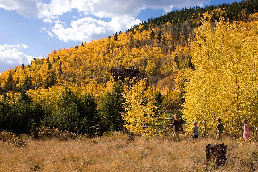 Hiking in the fall, Breckenridge, CO.