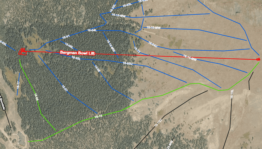 Keystone Mountain Bergman Bowl Expansion projects