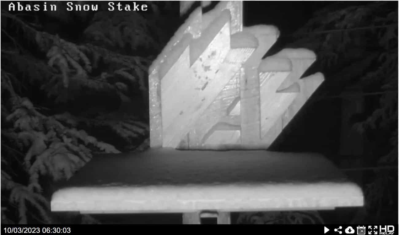 Arapahoe Basin, colorado, snow stake