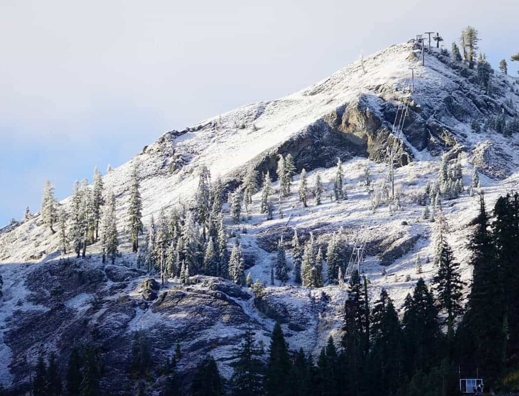 Palisades Tahoe first snow