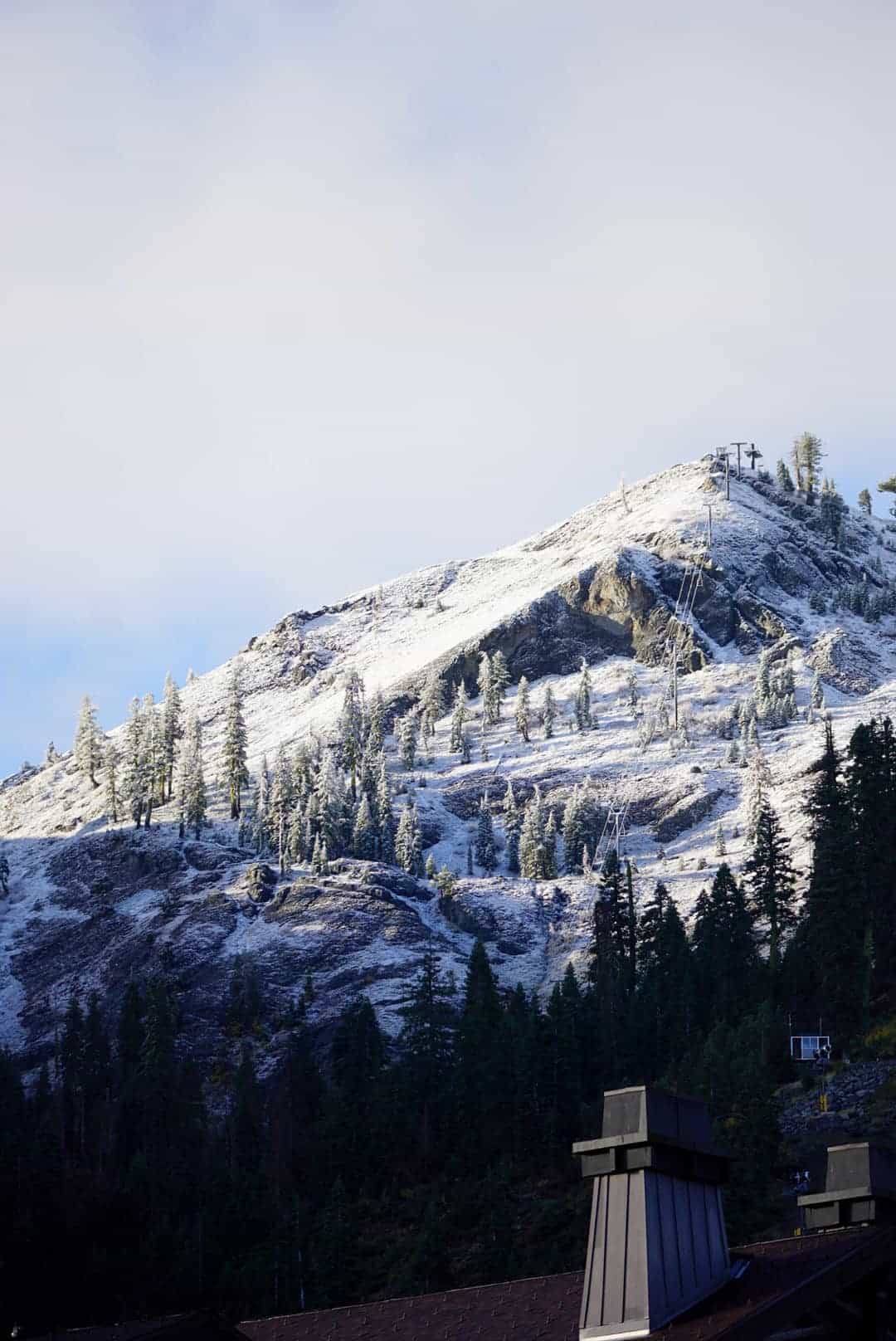 Palisades Tahoe first snow
