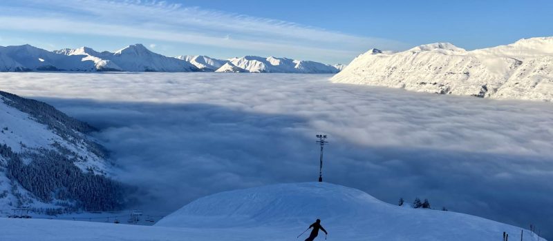 Alyeska Resort, Alaska, above the clouds,