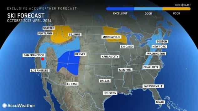 Mammoth Mountain is projected to reap the rewards of a strong el nino.