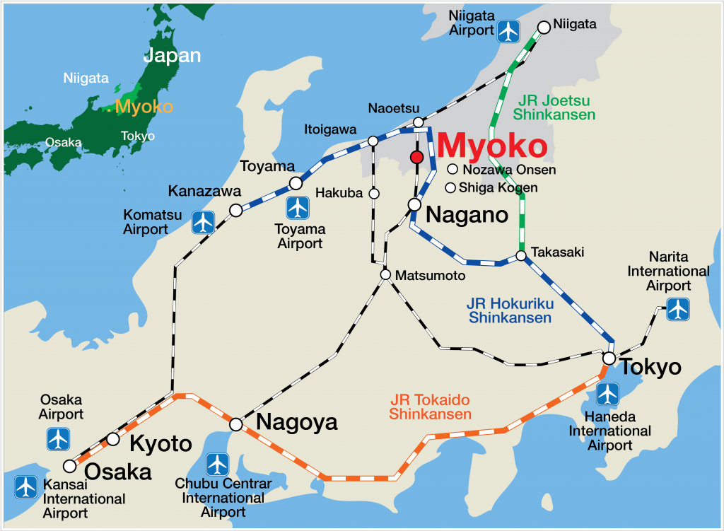 Japan map