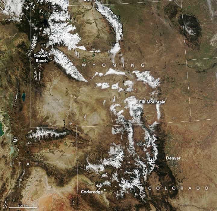 NASA, rockies, snow,