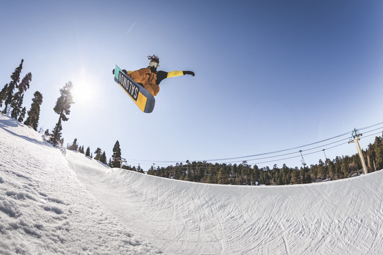 Big Bear Mountain Resort terrain park.