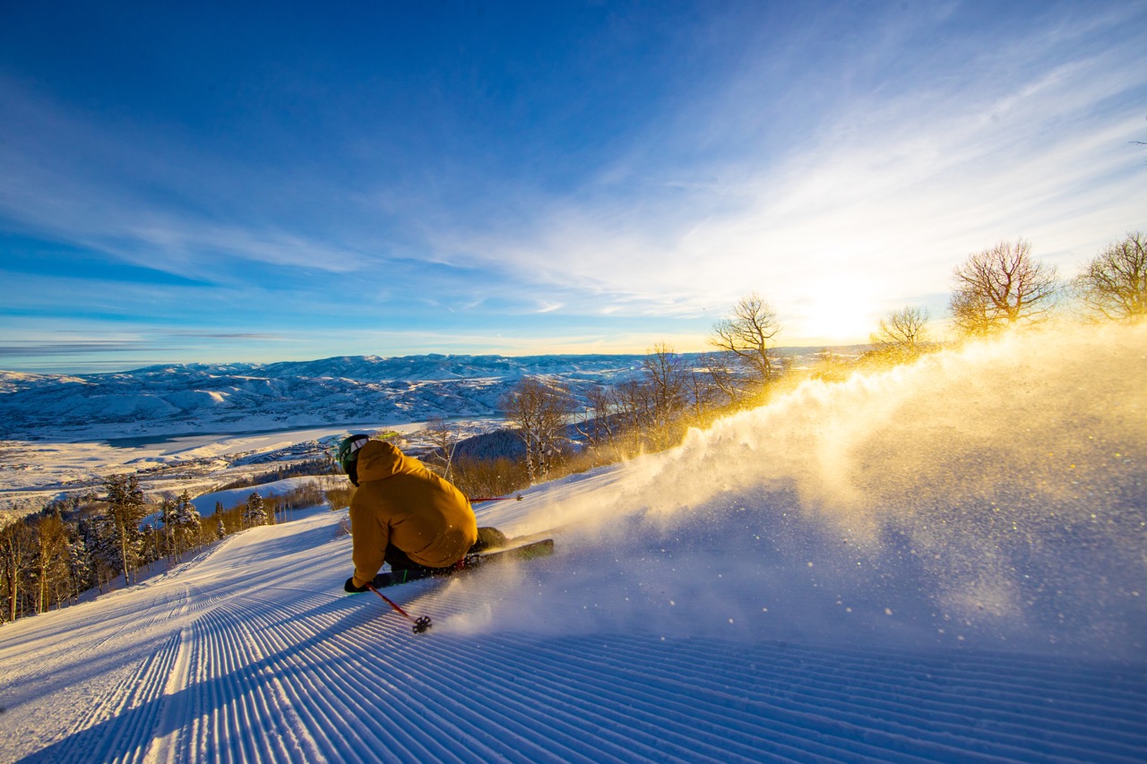 Todd Ligare skiing at Deer Valley, UT.