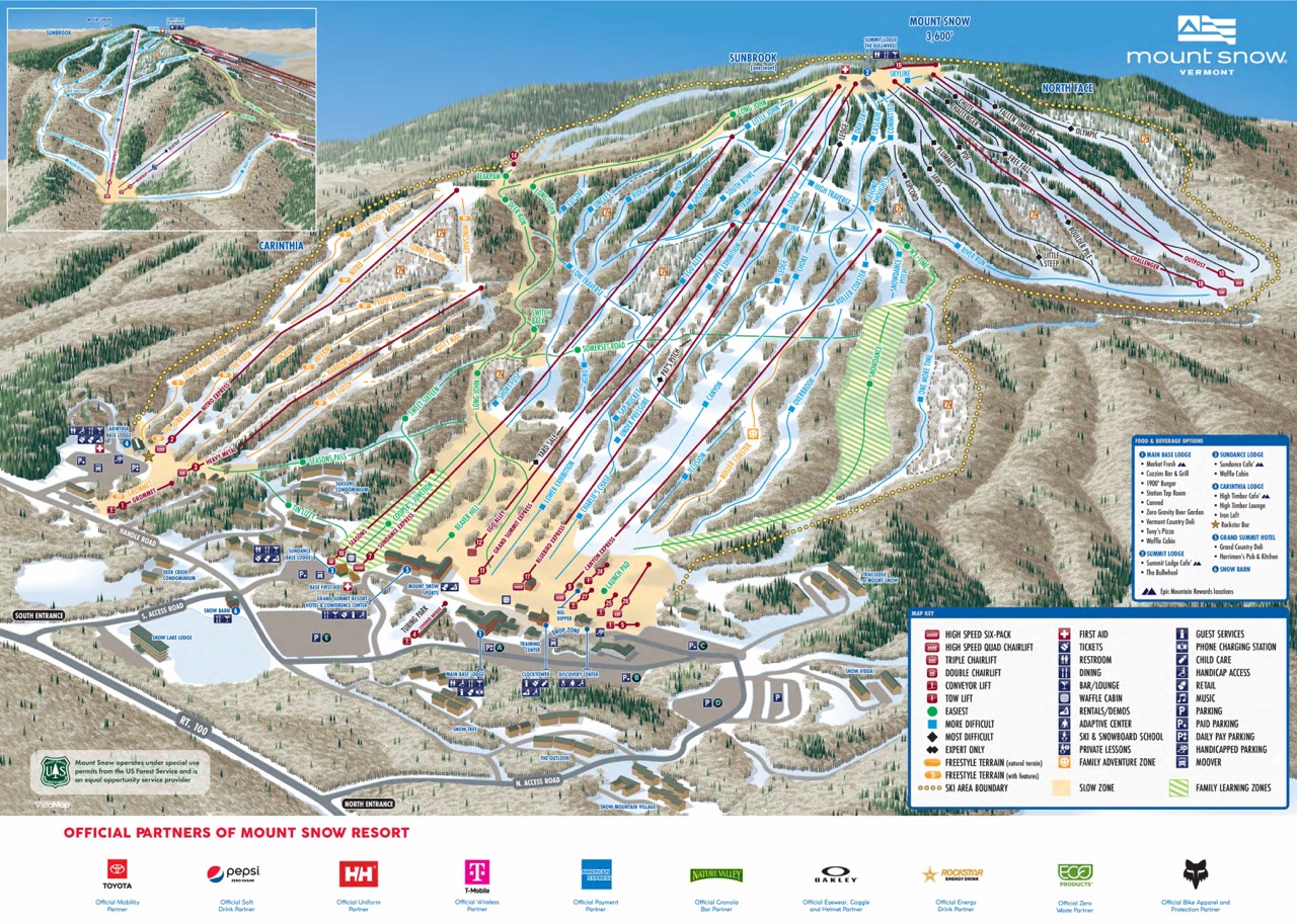 mount snow trail map