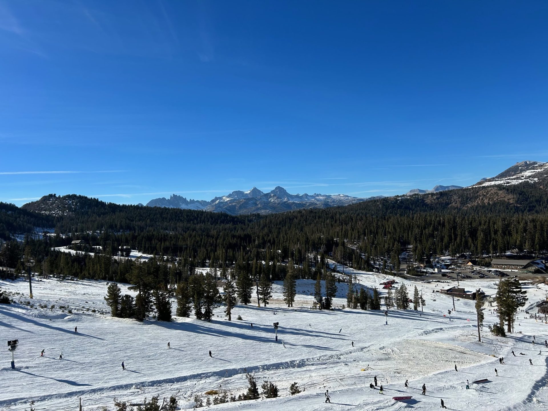 Beautiful views from Mammoth Mountain, CA.