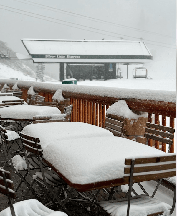 Deer Valley on 11/24/23 after5 inches of snow.