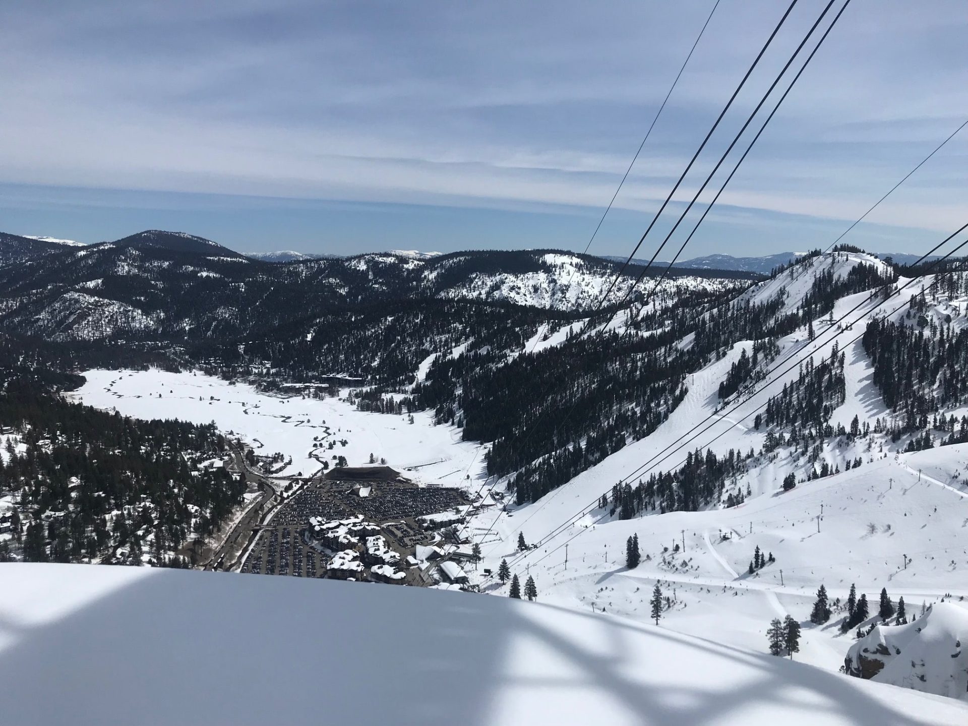 Olympic Valley as seen from Tram Face.