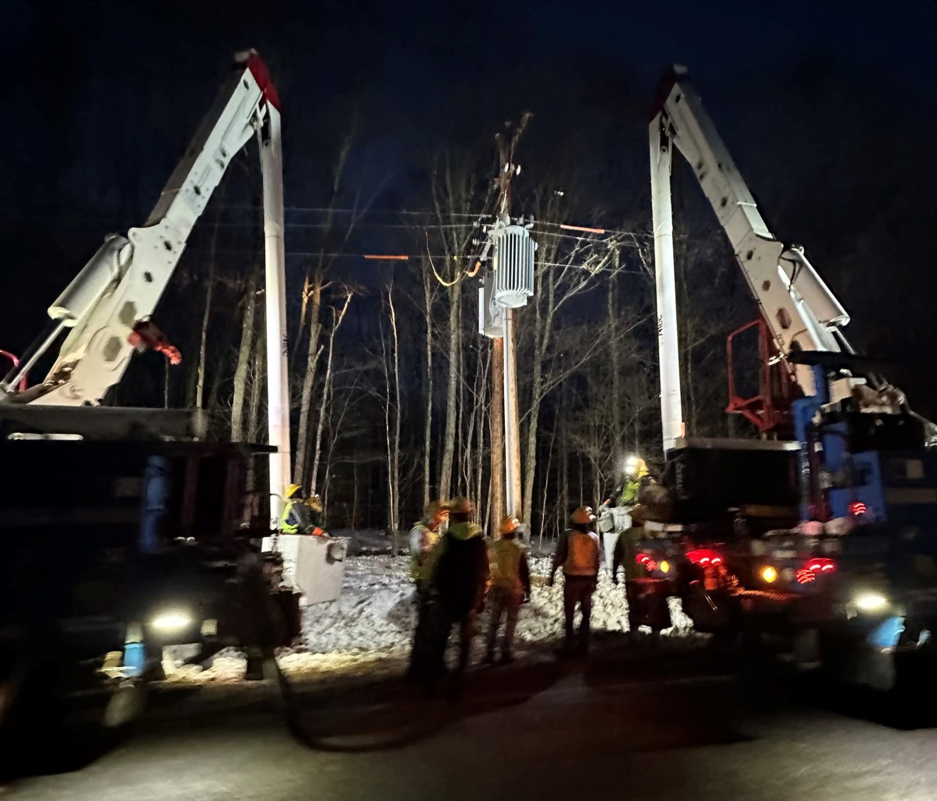 Lineman working on Powerlines