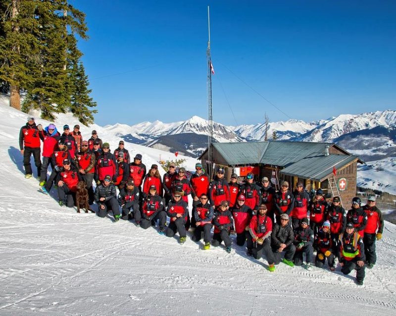 The Ski Patrol team at Crested Butte acts like a family in their duties, with members carrying the load for each other when crazy storms hit. Photo Credit: Nathan Billow