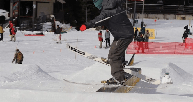 Unknown Skier Backslide at Northstar, CA.