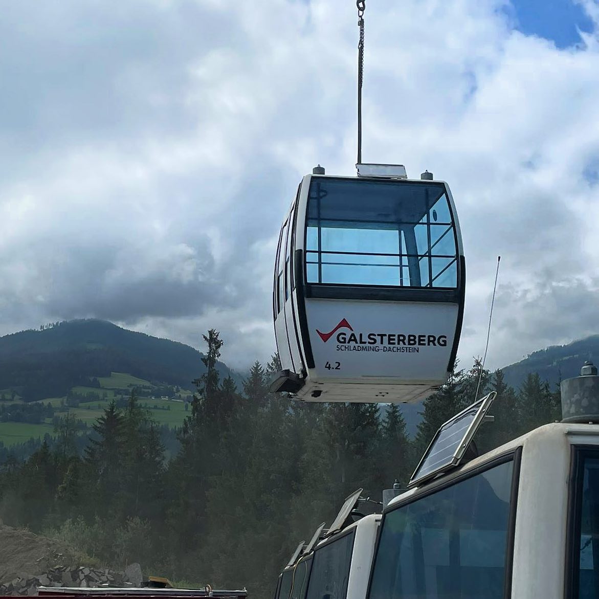 Installing a gondola