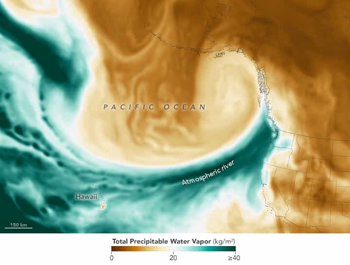 atmospheric river, December 4, 2023