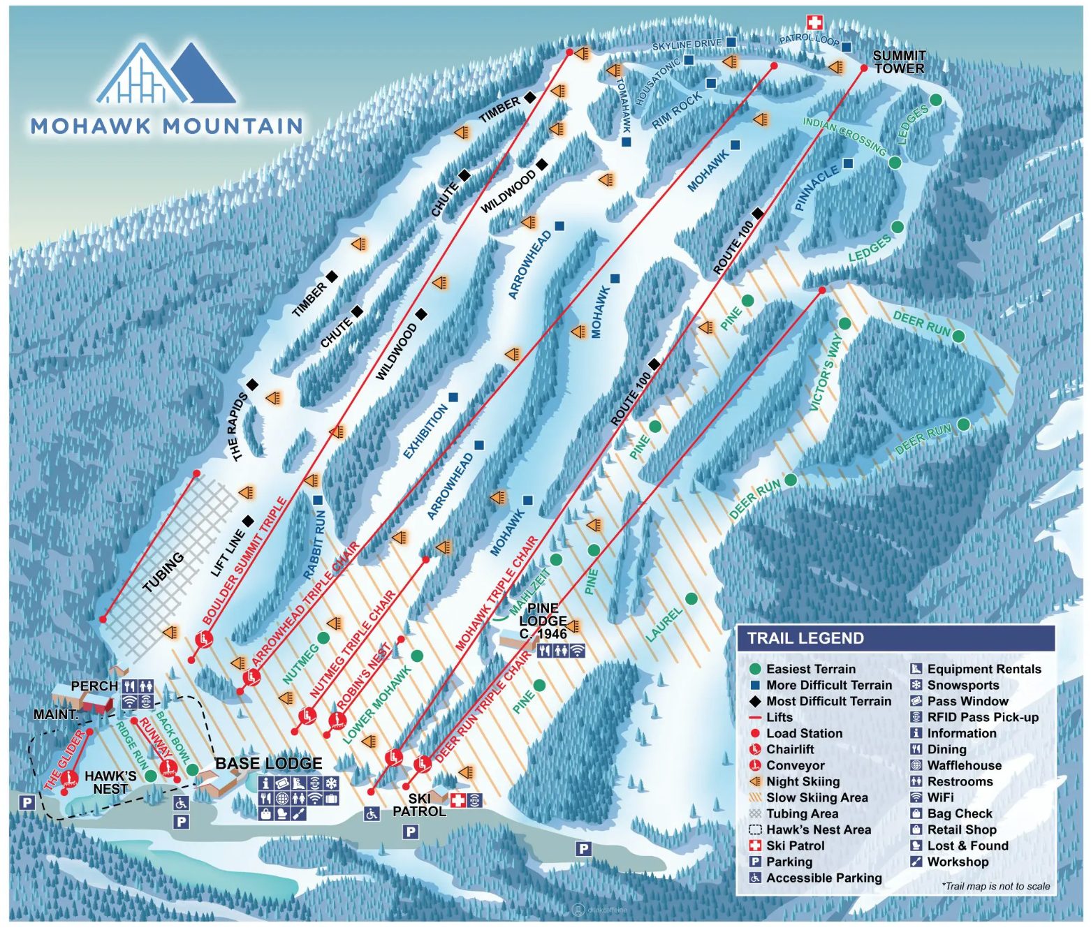 Mohawk Mountain Map