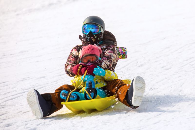 World Snow Day - Kids Having Fun at Tsugaike