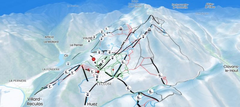 An example of the 3D trail map.