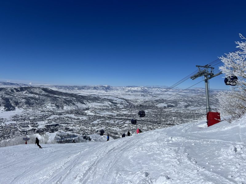 Amazing views of Steamboat Village near the Steamboat Gondola
