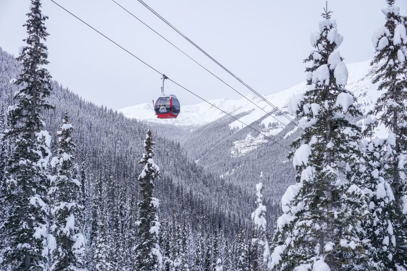Gondola at Banff Sunshine Village Resort