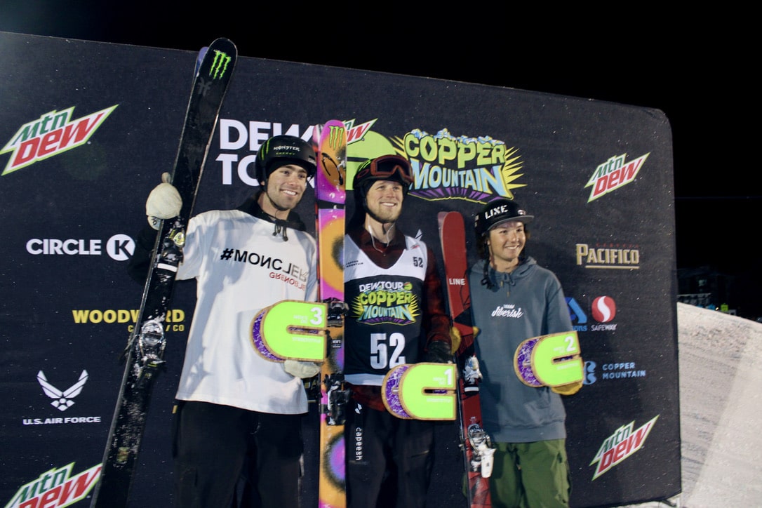 skis treet podium