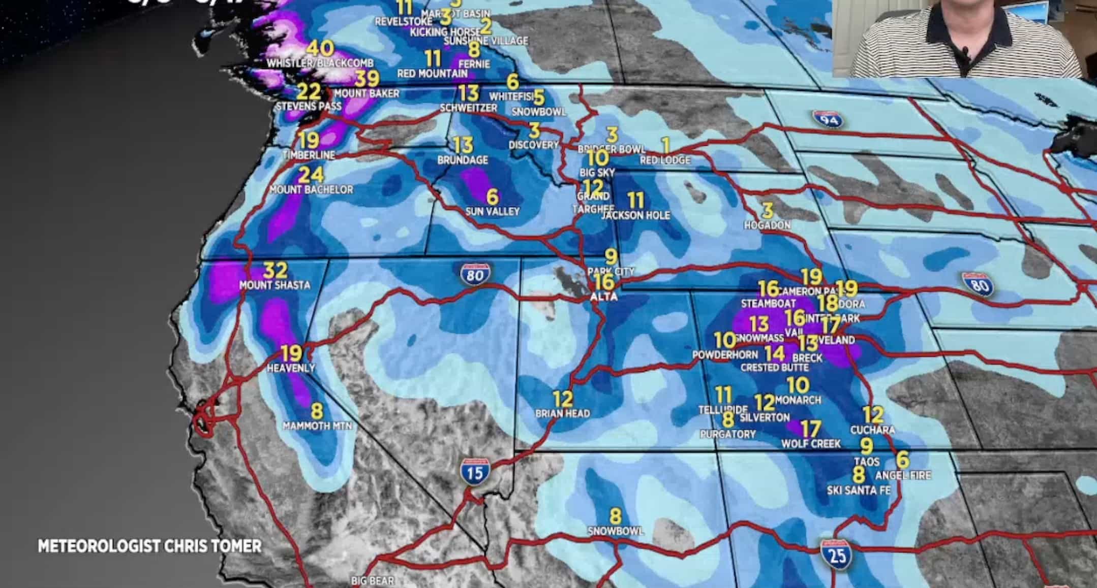 Chris tomer mountain weather update