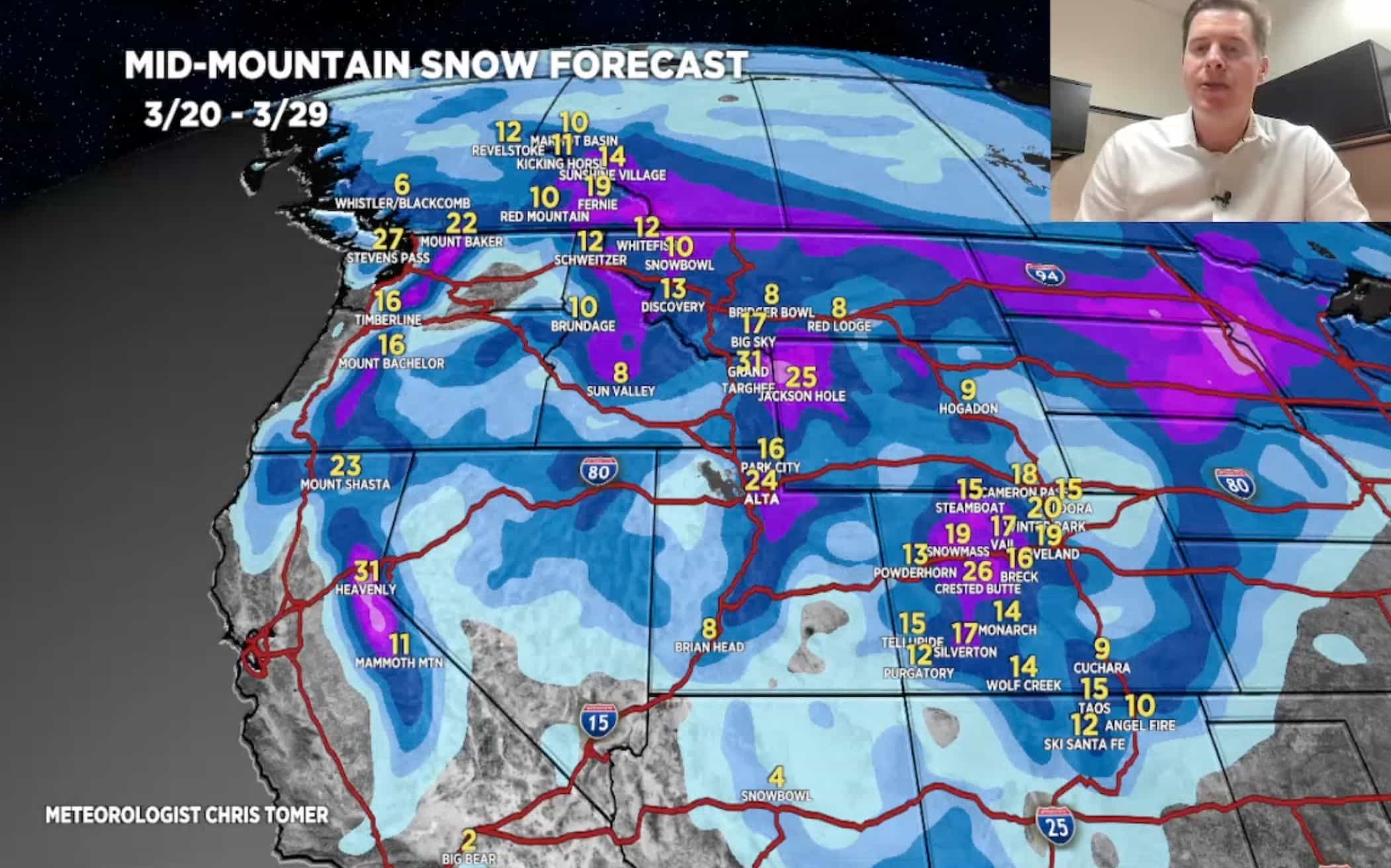 Mountain Weather Update