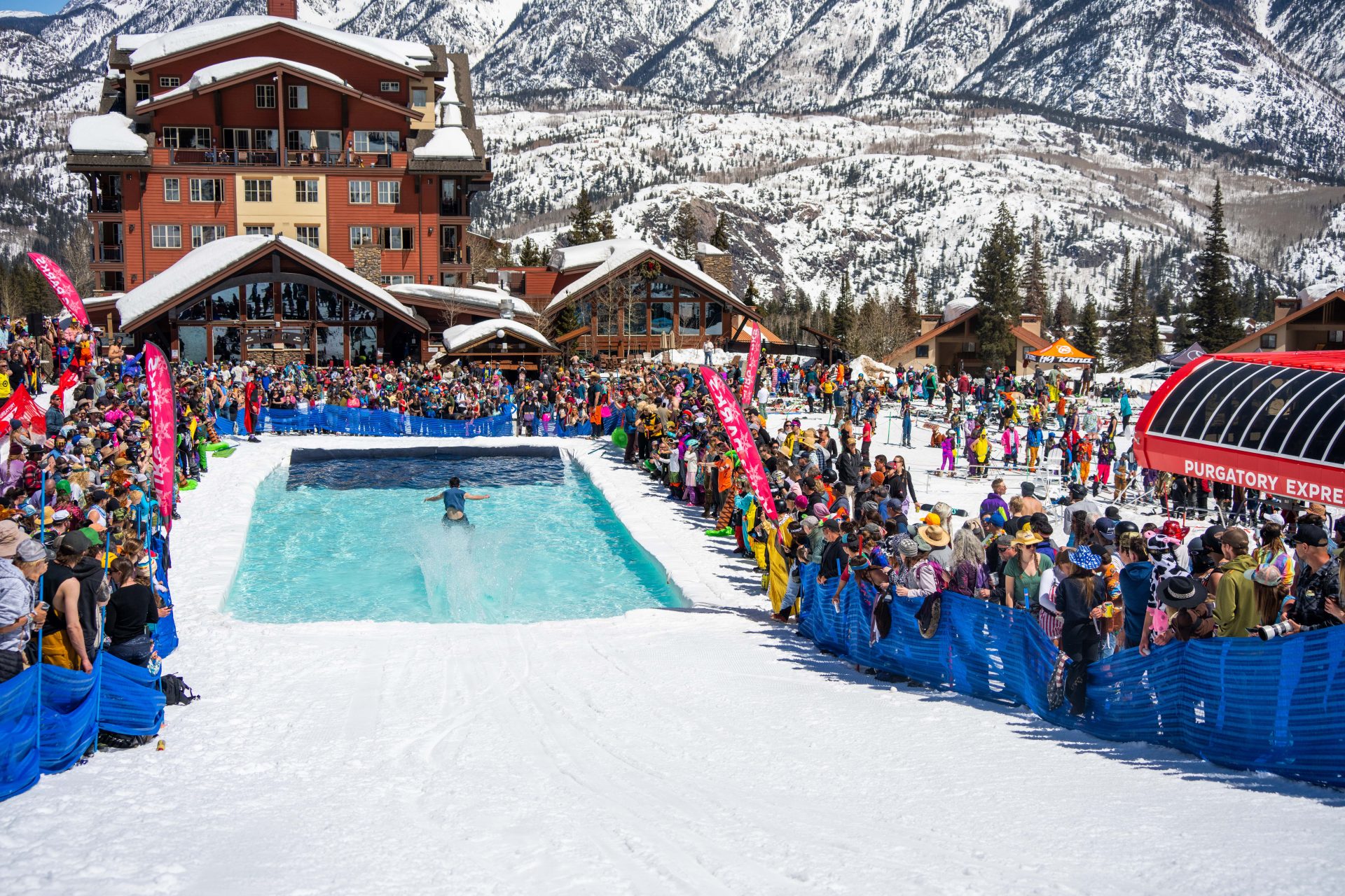 Spring skiing traditions