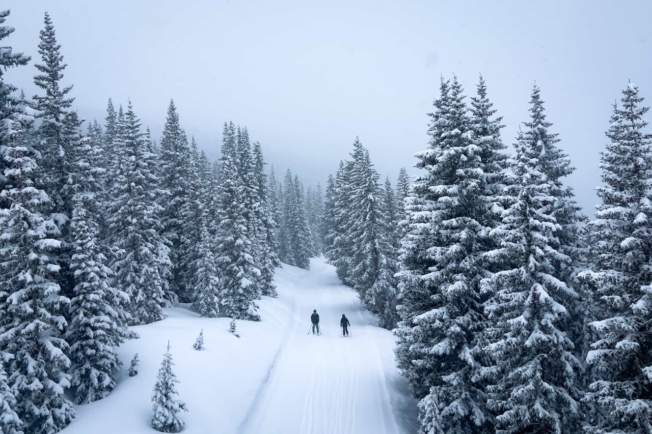 deep snow at copper mountain colorado in late april