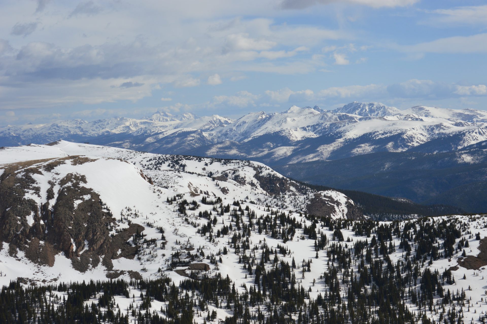 Looking out in the expansive Colorado Front Range.