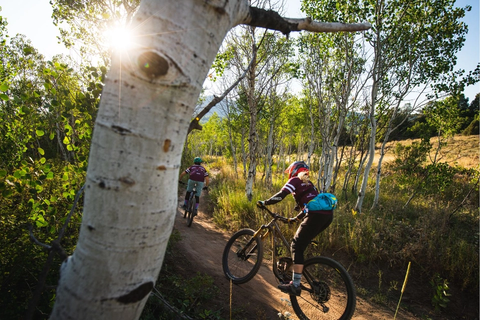 mountain biking